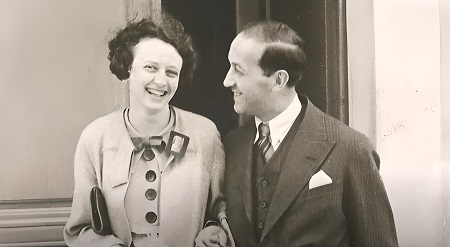 Robert Sternau junto a su esposa Ilse Wallach