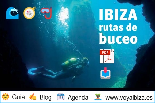 Rutas Submarinismo y Buceo en Ibiza. Descargar Folleto en PDF