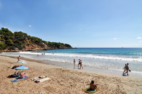 Playa de Cala Llenya, Santa Eulalia. Ibiza, Eivissa