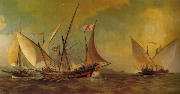 Pintura de Ángel Cortellini y Sánchez, Museo Naval, Madrid