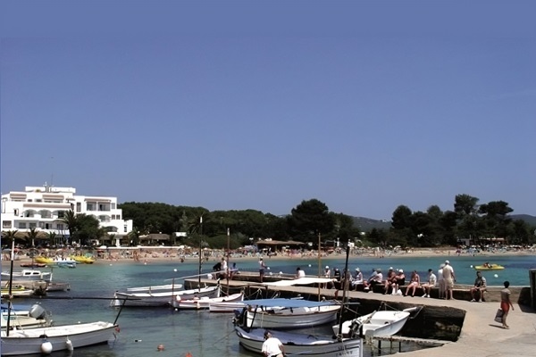 Playa de Es Canar, Santa Eulalia del Río. Ibiza, Eivissa Playa de Es Canar, Santa Eulalia del Río. Ibiza, Eivissa