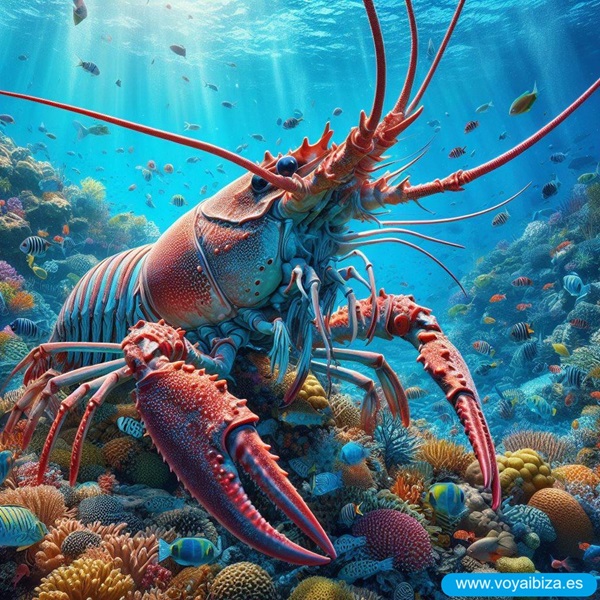 Langosta Roja en Ibiza (llagosta vermella)
