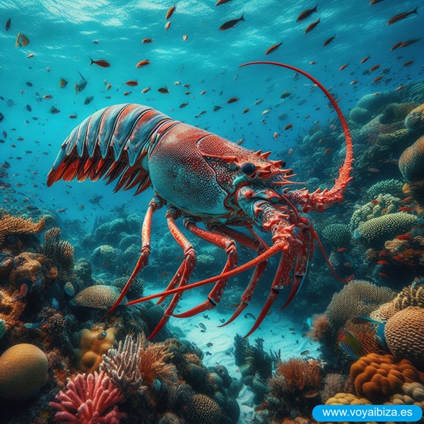 Palinurus elephas, Langosta Roja, llagosta vermella