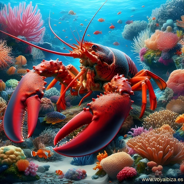 Bogavante Ibiza (Homarus gammarus). Llamàntol