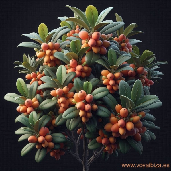 Lentisco (Pistacia lentiscus). Plantas de Ibiza