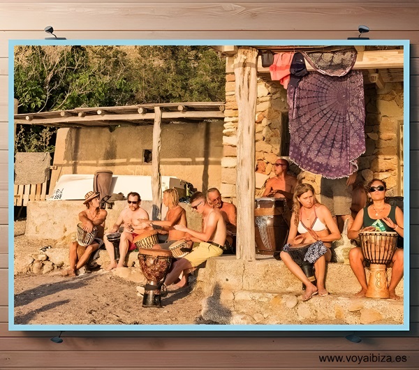 La Noche de los Tambores en Benirrás. Sant Joan de Labritja, Ibiza (Eivissa)