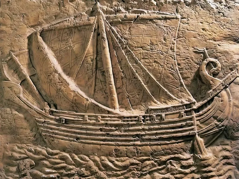 Imagen de un baro fenicio