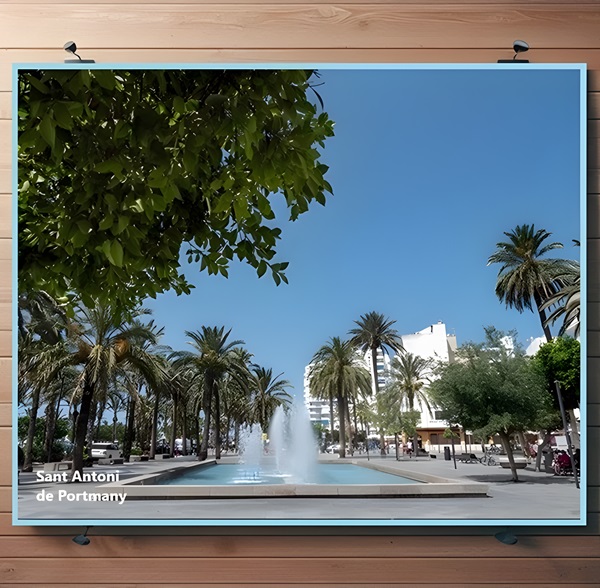 Passeig de ses Fonts en Sant Antoni