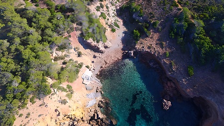 Es Caló de s'Illa. Sant Joan, Ibiza