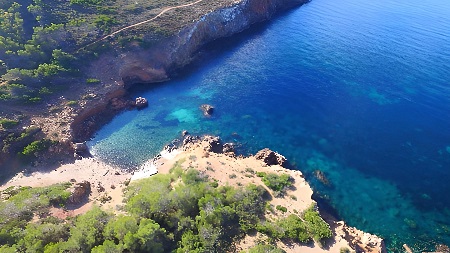 Es Caló de s'Illa. Sant Joan, Ibiza