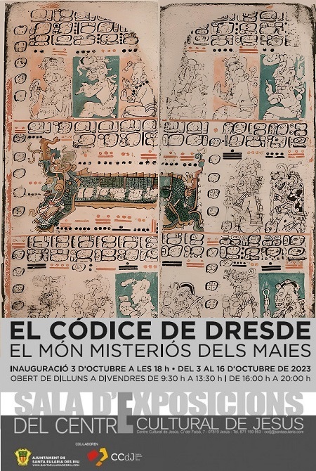 EXPOSICIÓN EN EL CENTRO CULTURAL DE JESÚS: El Códice de Dresde. El Misterio Maya
