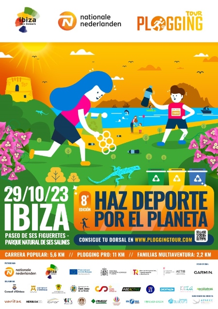 Carrera HAZ DEPORTE POR EL PLANETA, IBIZA 2023 - Nationale Nederlanden Plogging Tour Ibiza