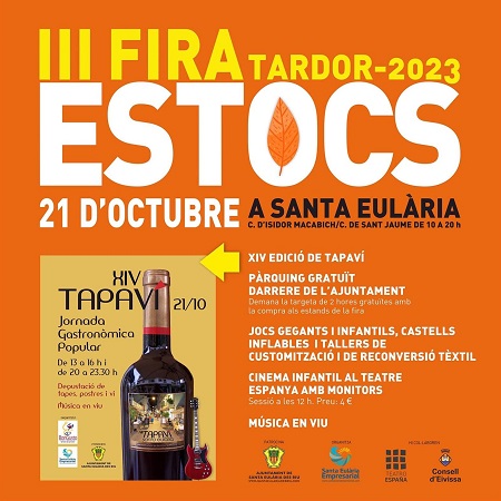 FERIA DE STOCKS Y TAPAVÍ EN SANTA EULÀRIA DES RIU, IBIZA (EIVISSA)