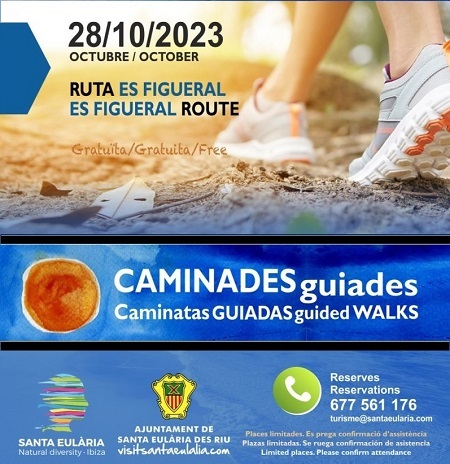 Caminata Guiada 2023. Ruta Es Figueral, Santa Eulària, Ibiza