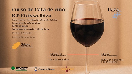 Curso de cata de vino IGP 2023 IV Edición. Ibiza (Eivissa)