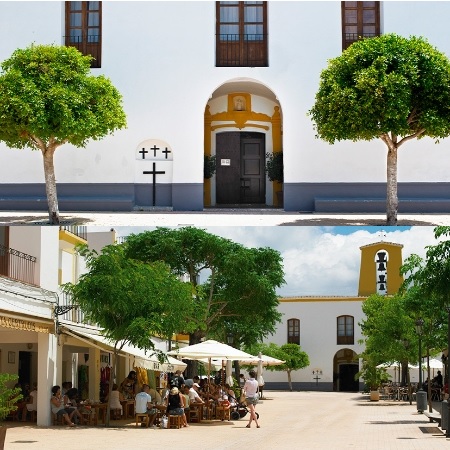 FIESTAS PATRONALES DE SANTA GERTRUDIS DE FRUITERA 2023: Iglesia y Calle del pueblo