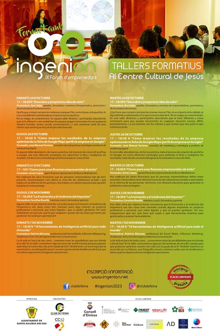 INGENION 2023 IBIZA: Cartel Oficial
