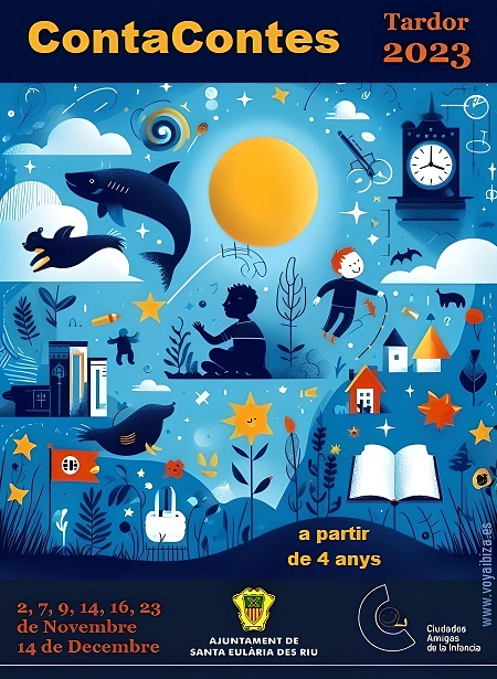 CUENTACUENTOS DE OTOÑO - 2023 - CONTACONTES DE TARDOR: Noviembre, diciembre, Santa Eulària des Riu, Ibiza (Eivissa)