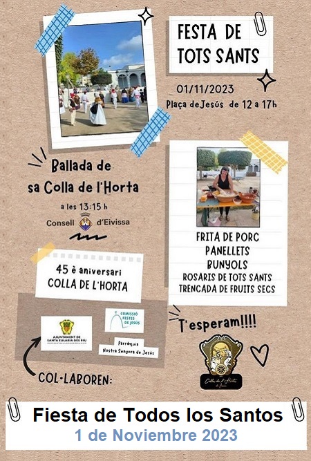 Fiesta de Todos los Santos 2023, Jesús, Santa Eulalia (Ibiza)