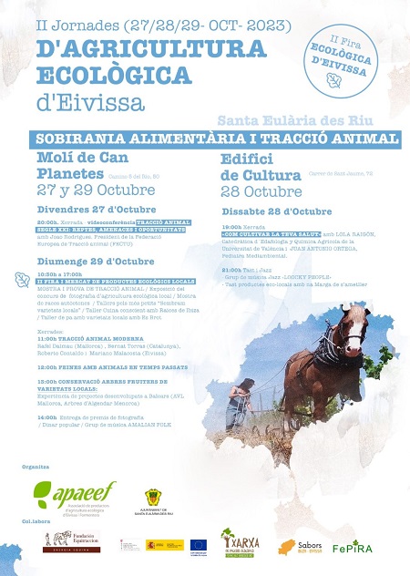 II Jornadas de Agricultura Ecológica de Ibiza 2023. Feria Ecológica de Ibiza