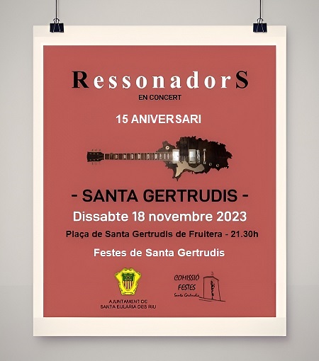 Ressonadors en concierto. 15 Aniversario. Santa Gertrudis. Ibiza (Eivissa)