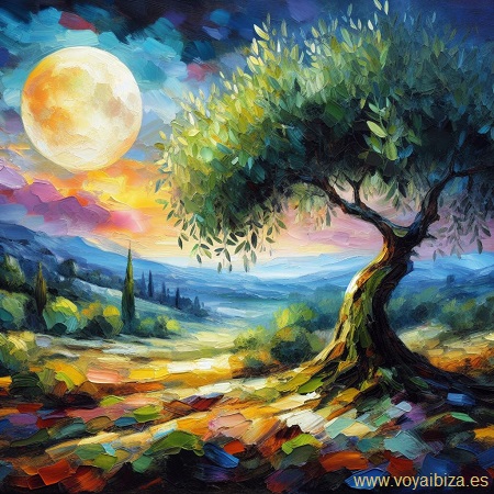 La leyenda del acebuche y la luna