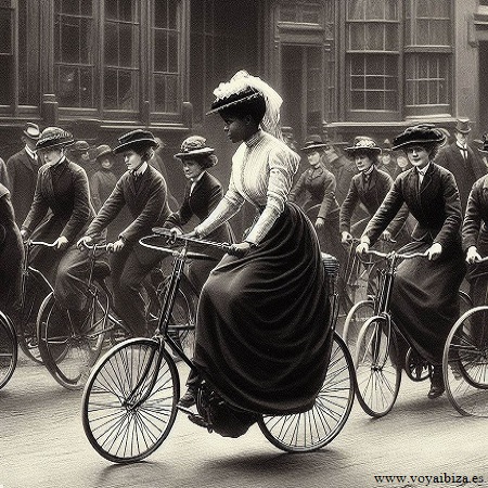 La Bicicleta y la mujer. DÍA DEL PEDAL IBIZA 2023 EIVISSA
