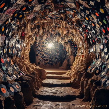 LA ATALAYA DE SANT JOSEP: LEYENDA DE SA TALAIA: La Cueva de los discos