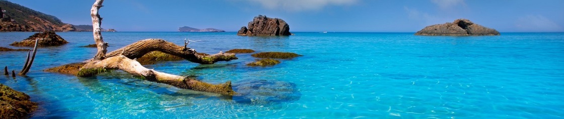 Playas de Ibiza: Aigües Blanques (Aguas Blancas) Playas de Ibiza: Aigües Blanques (Aguas Blancas)