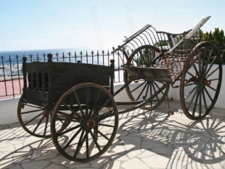 Carros antiguos típicos de Ibiza