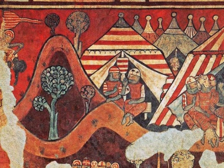 Pintur medieval del ejército de Jaume I