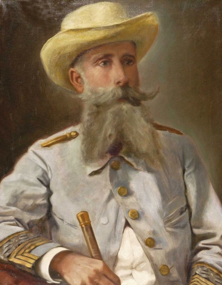 Pintura retrato de Joaquín Vara de Rey