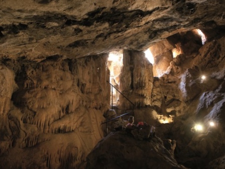 Vista interior de la cueva de es Culleram