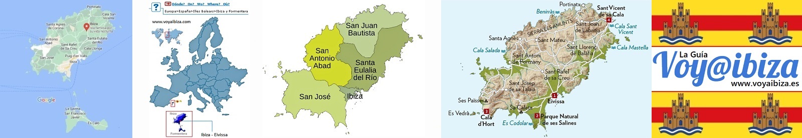Mapas de Ibiza: datos e información