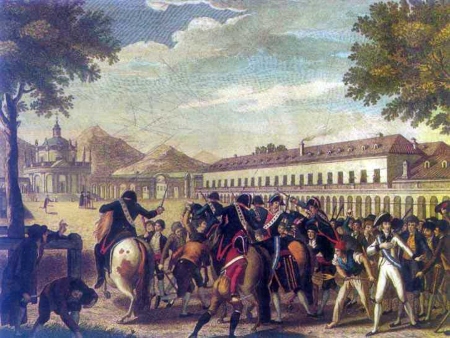 Pintura: El Motín de Aranjuez (17-19 marzo 1808)