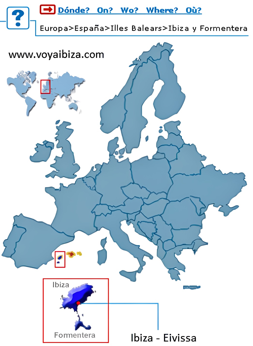 Dónde está Ibiza