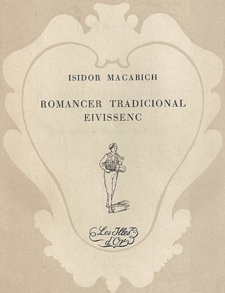 Portada del Romancer Tradicional Eivissenc de Isidor Macabich (1954)