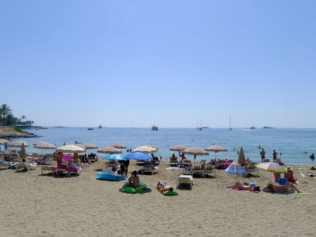 Imagen de la playa de Figueretas