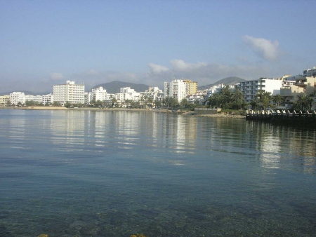 Ses Figueretes. Vista de la bahía desde el Clot Vermell