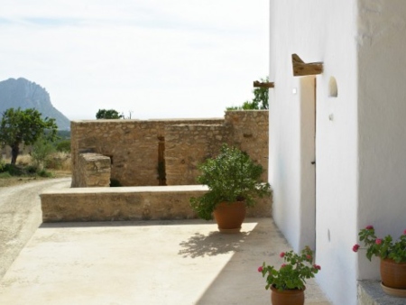 Detalle de la Casa payesa (Museo Etnográfico de Ibiza)