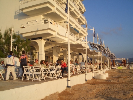 Vista de la terraza del Café del Mar