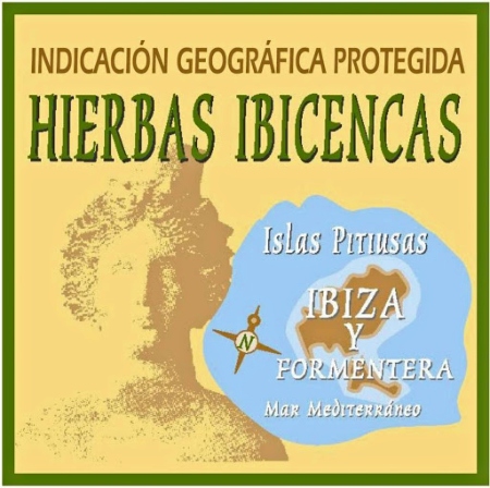 Etiqueta Hierbas Ibicencas. Indicación Geográfica Protegida