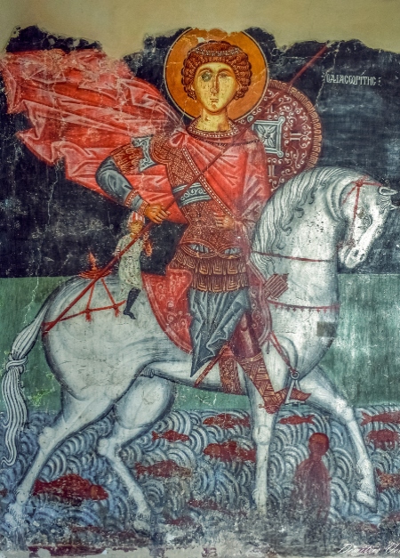 Fresco en Iglesia del Arcángel Miguel