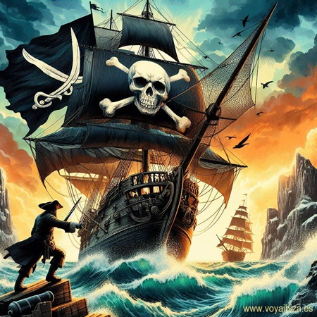 Corsarios de Ibiza (Eivissa). Antoni Ferrer: Barco Pirata