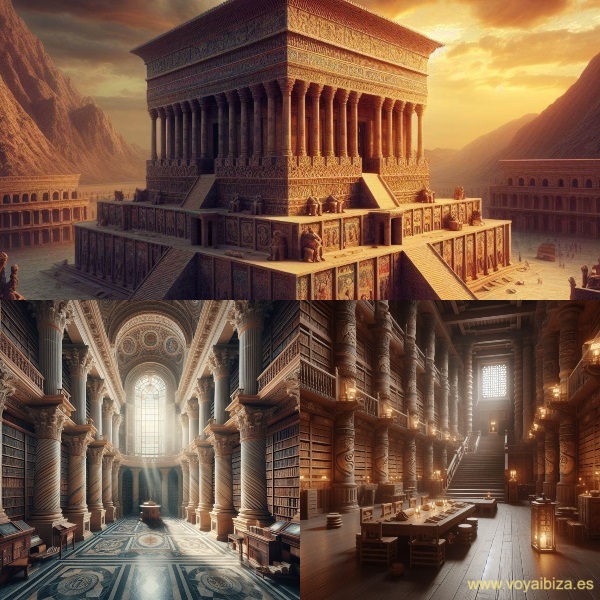 Bibliotecas Antiguas: Ashurbanipal,  Alejandría, Dunhuang
