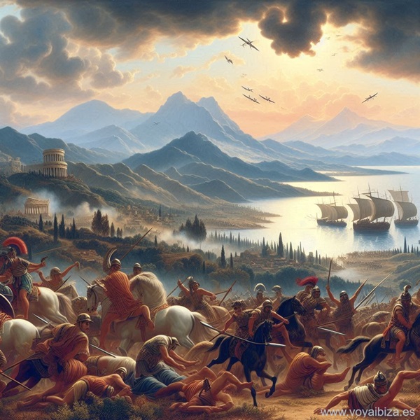 Guerras Púnicas: Batalla frente al mar