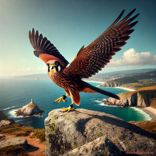 Halcón de Eleonora. Aves Rapaces en Ibiza