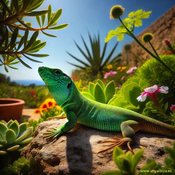 Lagartija ibicenca. Razas Autóctonas de Ibiza