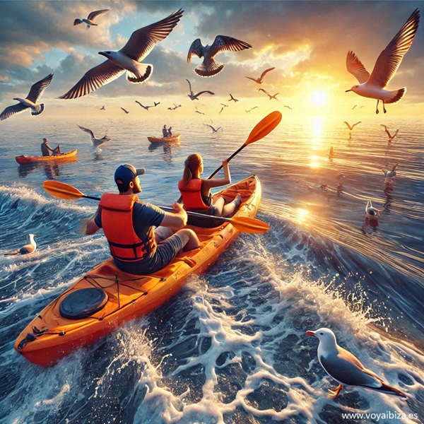 Kayak en Ibiza