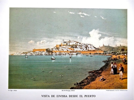 Vista de Ibiza desde el Puerto